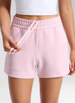 SoftAura Drawstring Pocket Sweat Shorts 4”