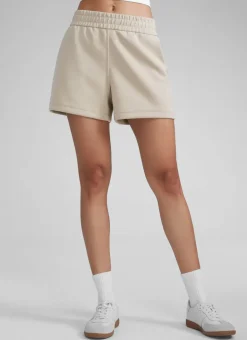 SoftAura Drawstring Pocket Sweat Shorts 4”