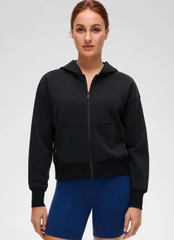SoftAura Full Zip Waist Length Hoodie