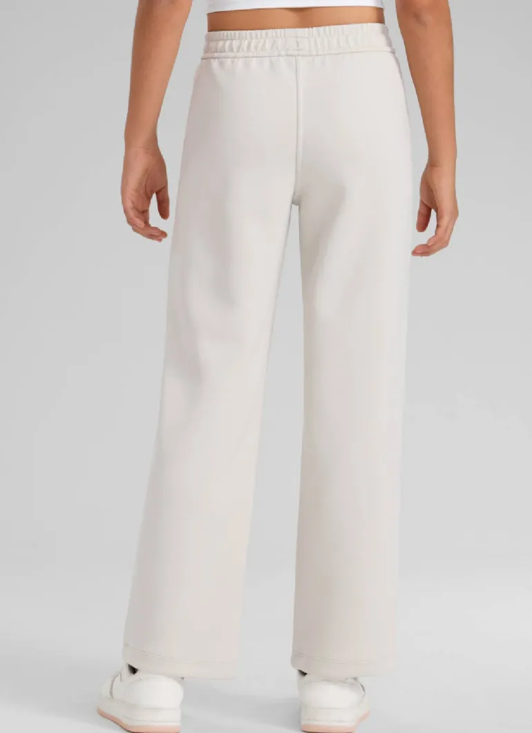 SoftAura Girls High Rise Wide Leg Sweatpant