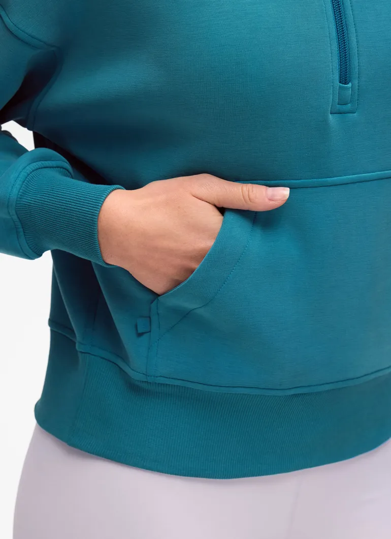 SoftAura Half Zip Pullover Sweatshirt