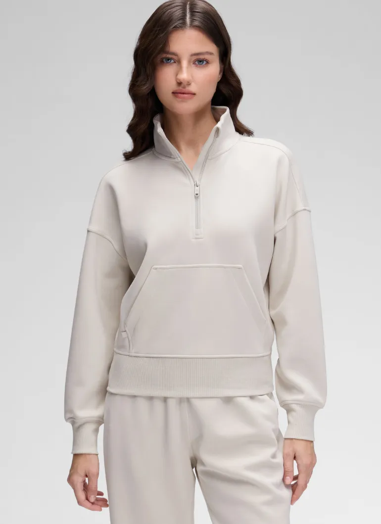 SoftAura Half Zip Pullover Sweatshirt