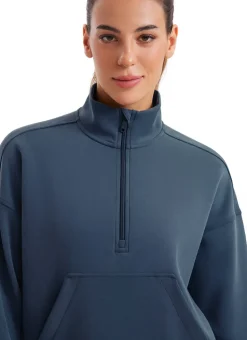 SoftAura Half Zip Pullover Sweatshirt