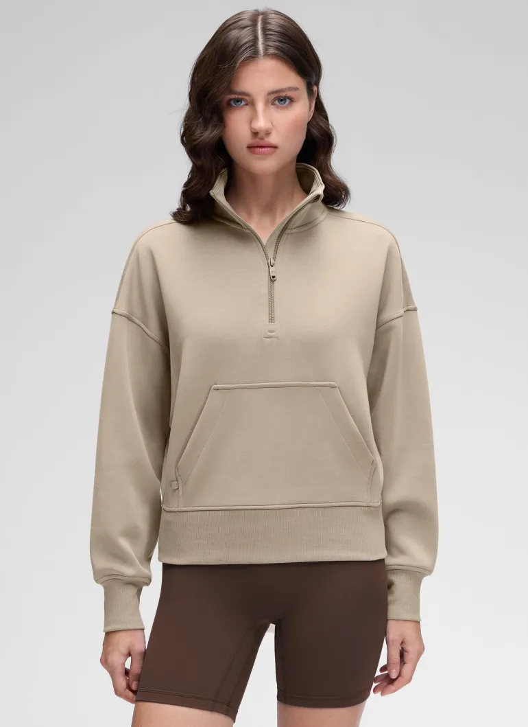 SoftAura Half Zip Pullover Sweatshirt