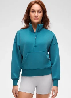 SoftAura Half Zip Pullover Sweatshirt