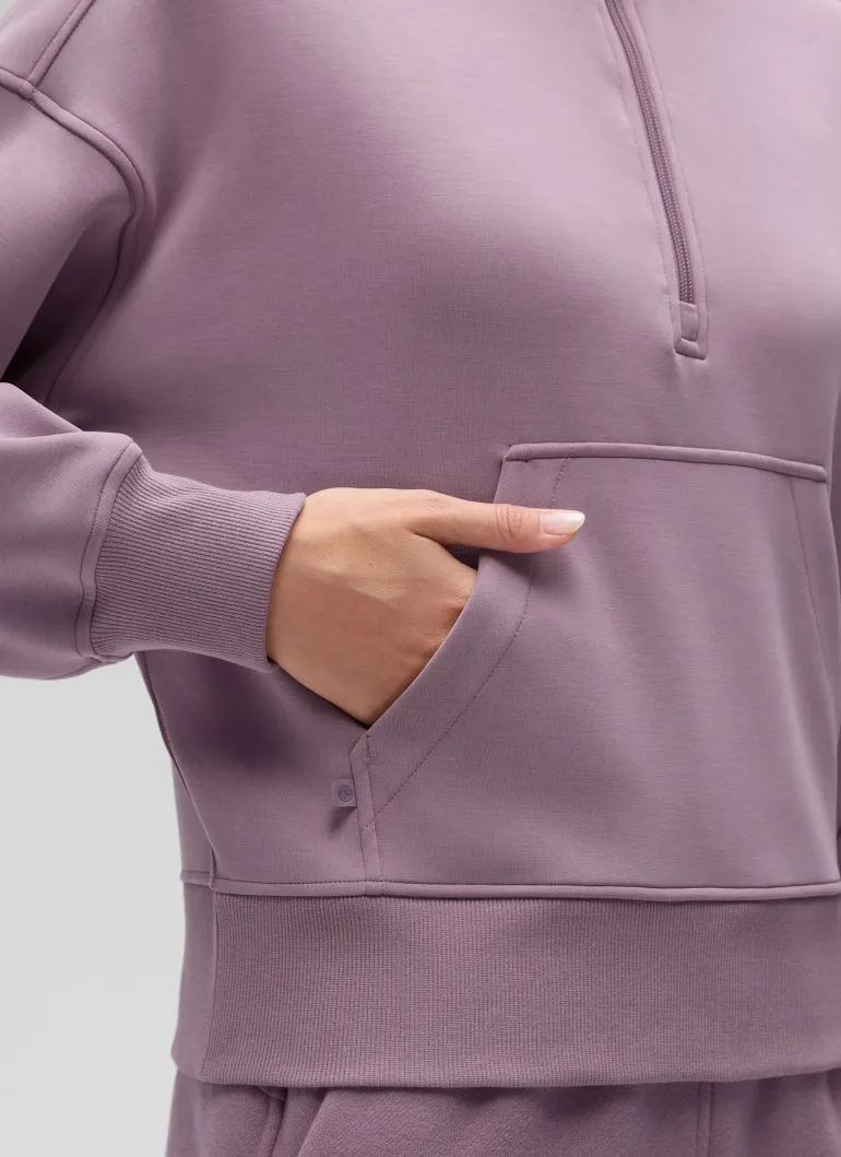 SoftAura Half Zip Pullover Sweatshirt