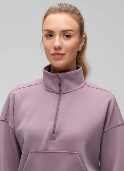SoftAura Half Zip Pullover Sweatshirt