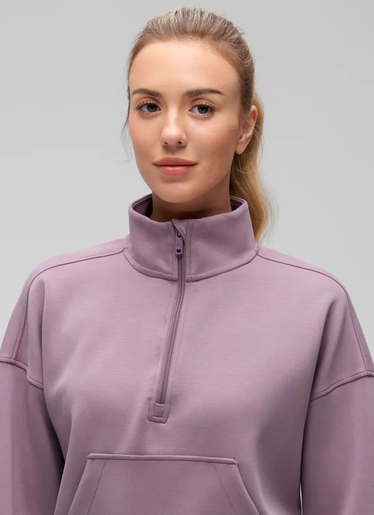 SoftAura Half Zip Pullover Sweatshirt