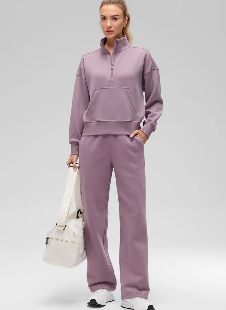 SoftAura Half Zip Pullover Sweatshirt