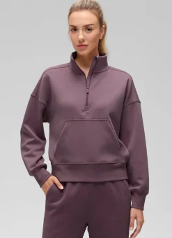SoftAura Half Zip Pullover Sweatshirt