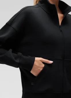 SoftAura High Mock Neck Full Zip Jacket