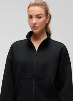 SoftAura High Mock Neck Full Zip Jacket