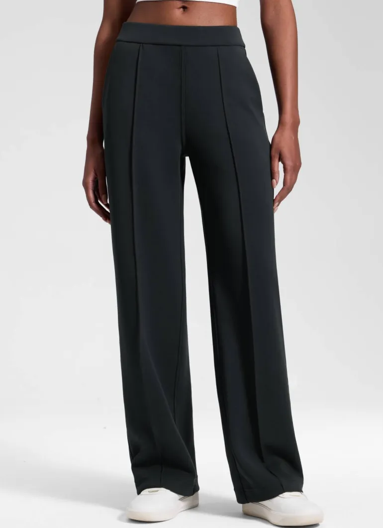 SoftAura Pintuck Straight Leg Sweatpant 30"