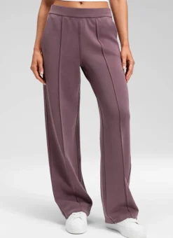 SoftAura Pintuck Straight Leg Sweatpant 30