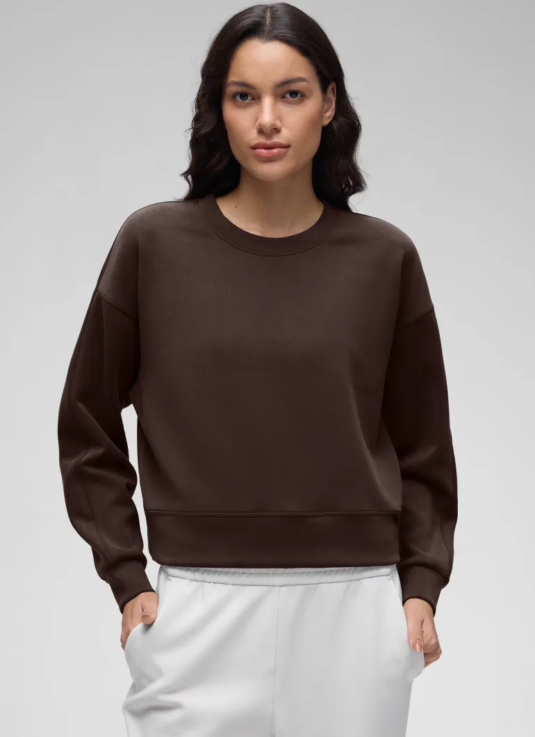 SoftAura Pullover Crewneck Sweatshirt