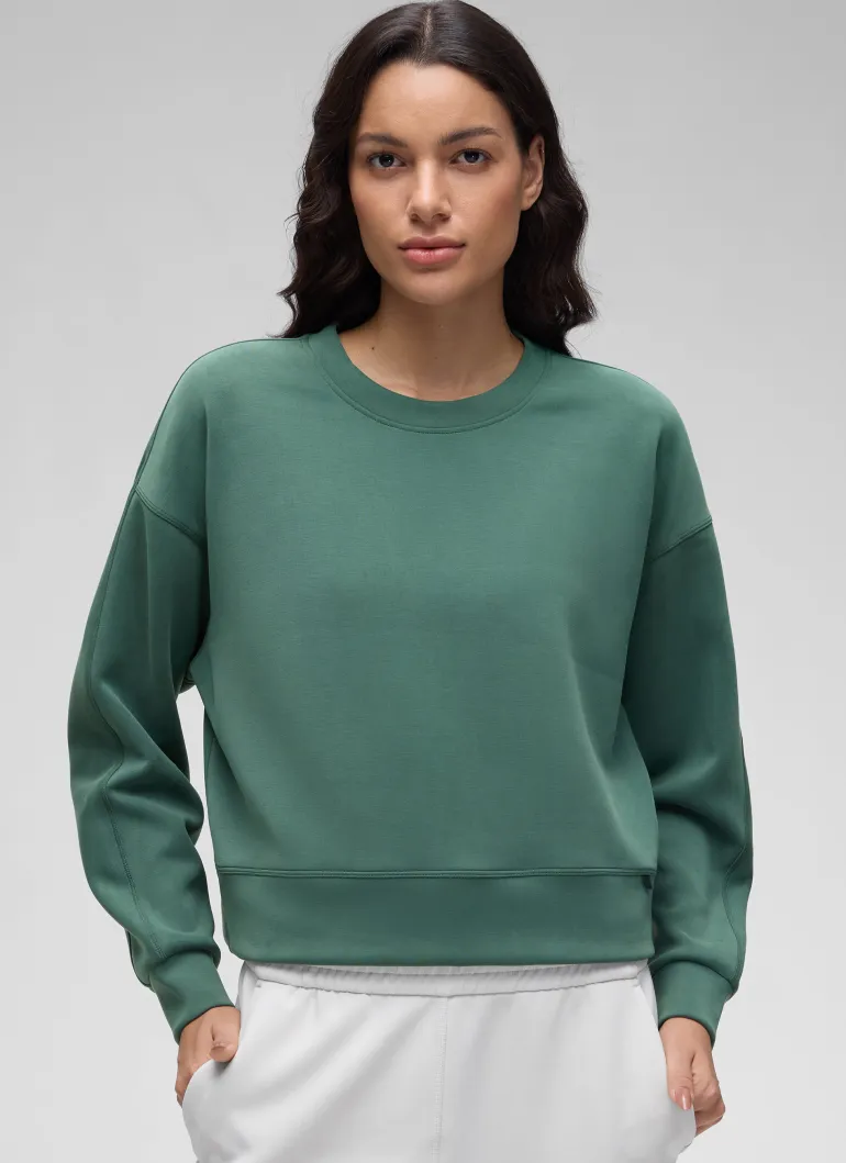 SoftAura Pullover Crewneck Sweatshirt
