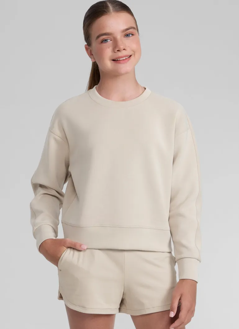 SoftAura Pullover Workout Sweatshirt