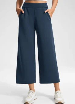 SoftAura Wide Leg Cropped Sweatpant 25