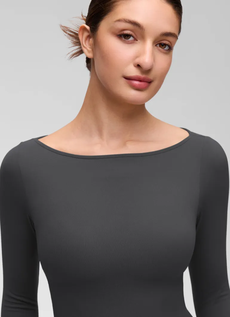 Softembrace Boat Neck Long Sleeve