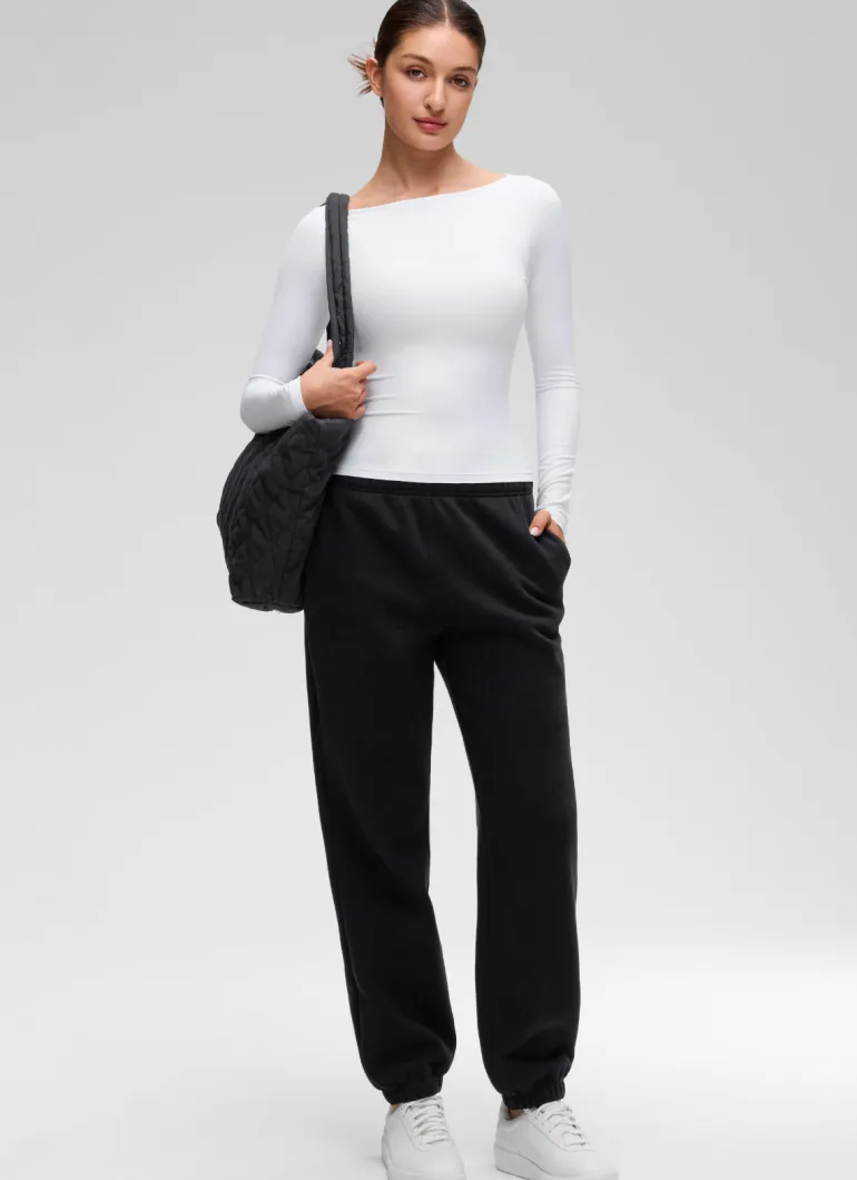 Softembrace Boat Neck Long Sleeve