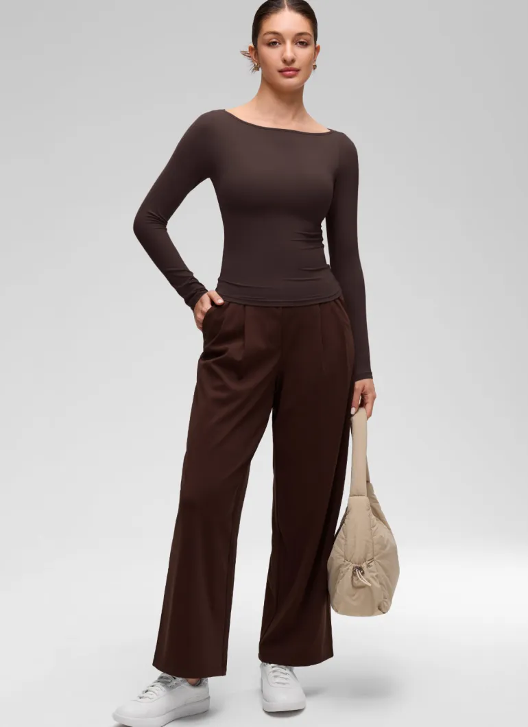 Softembrace Boat Neck Long Sleeve