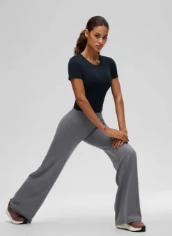 Softembrace Crewneck Cropped Short Sleeve