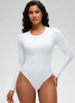 Softembrace Crew Neck Long Sleeve Bodysuit