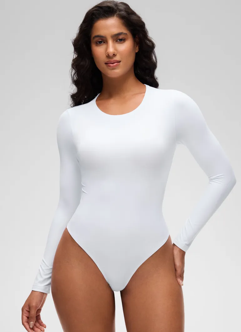 Softembrace Crew Neck Long Sleeve Bodysuit