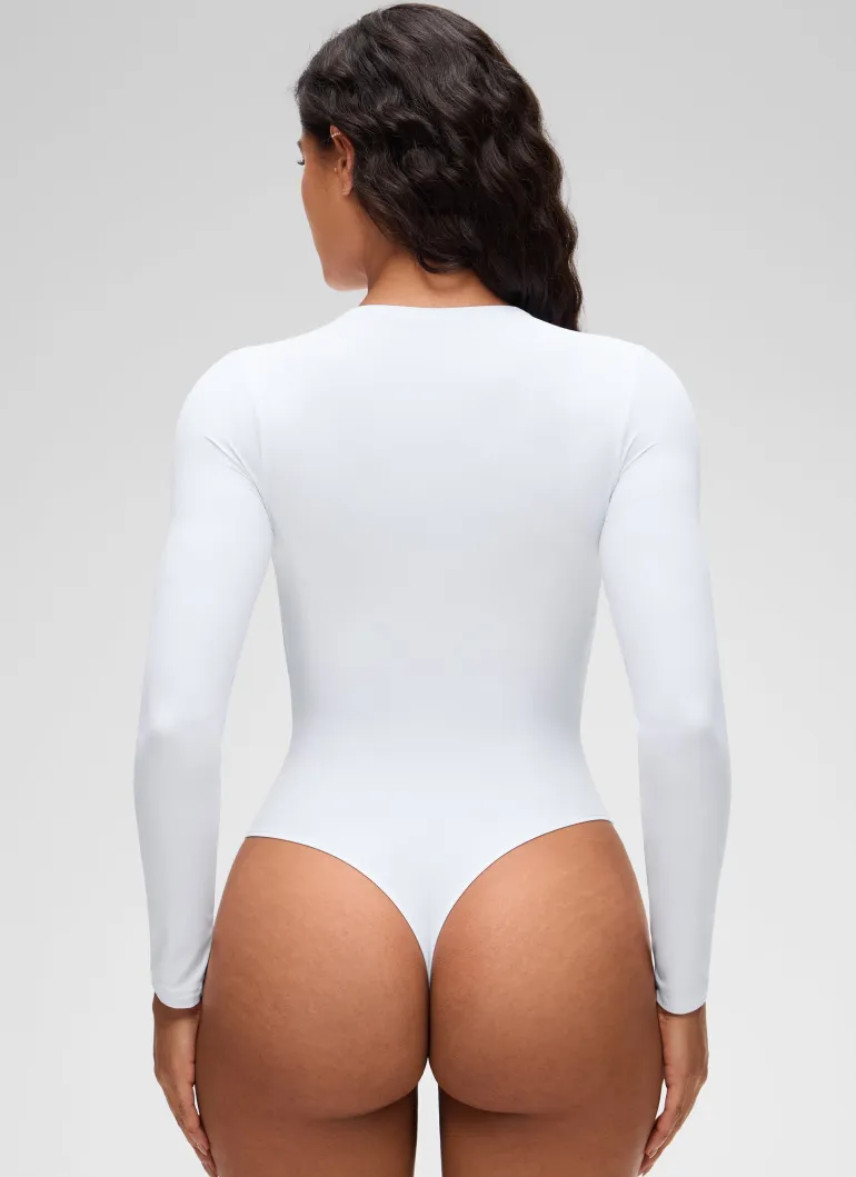 Softembrace Crew Neck Long Sleeve Bodysuit