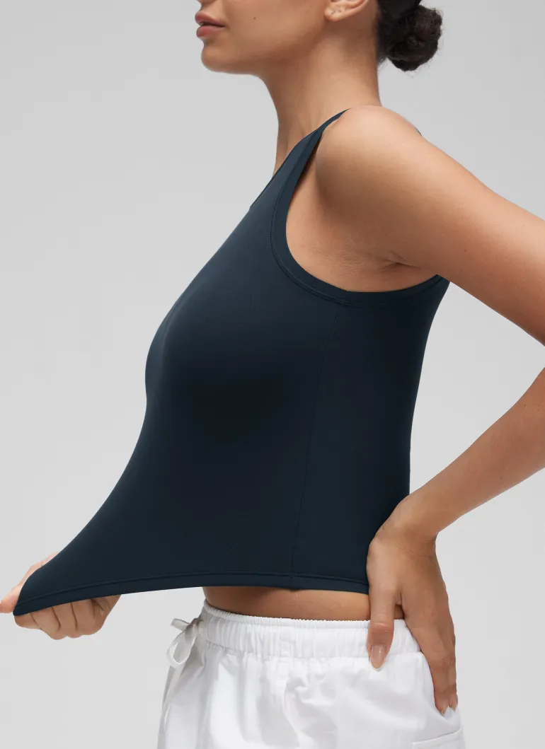 Softembrace Double Lined Sleeveless Tank
