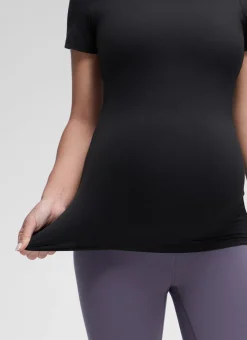 Softembrace Maternity Crew Neck Short Sleeve