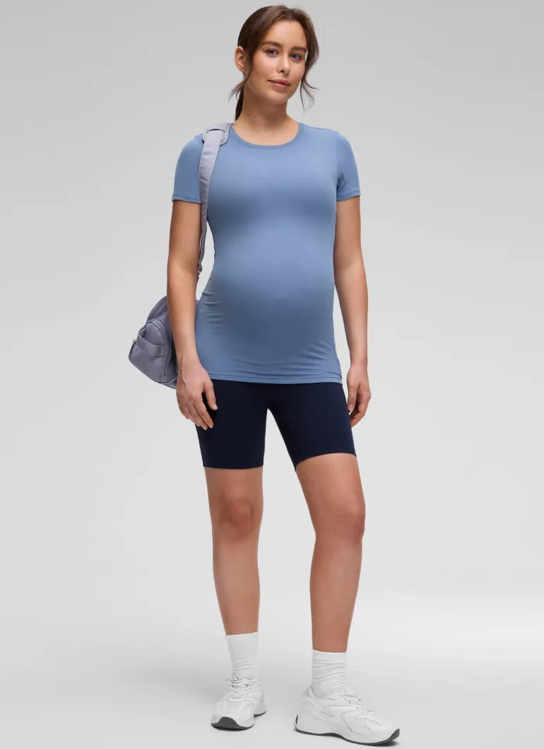 Softembrace Maternity Crew Neck Short Sleeve