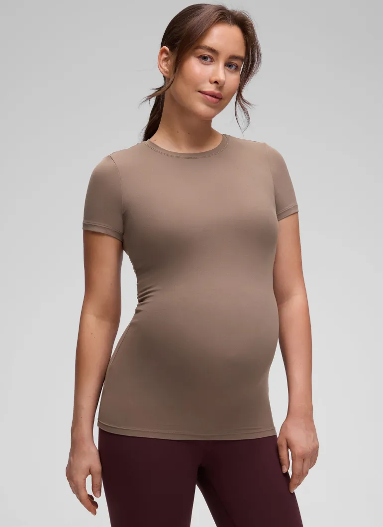 Softembrace Maternity Crew Neck Short Sleeve