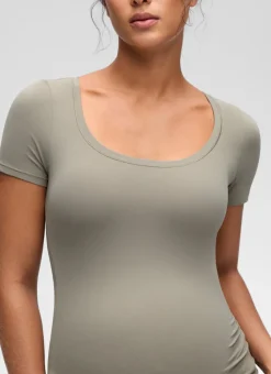Softembrace Maternity U Neck Short Sleeve