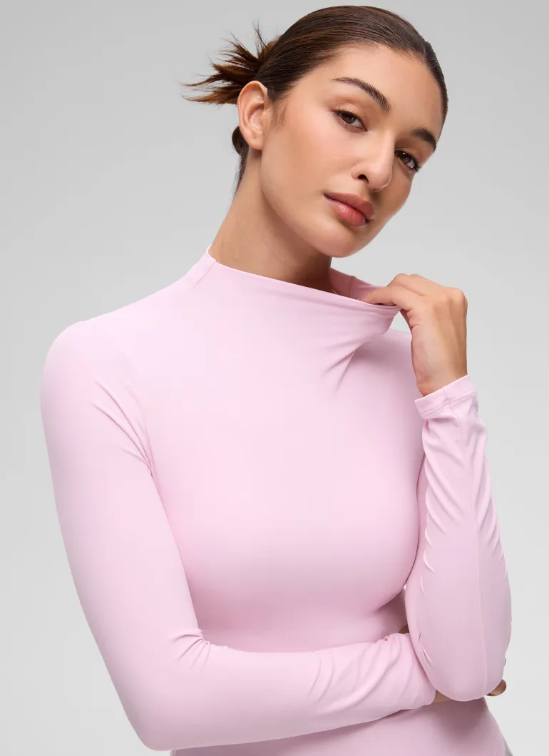 Softembrace Mock Neck Long Sleeve