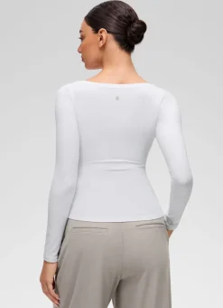 Softembrace V Neck Long Sleeve