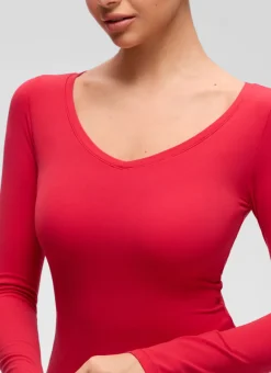 Softembrace V Neck Long Sleeve
