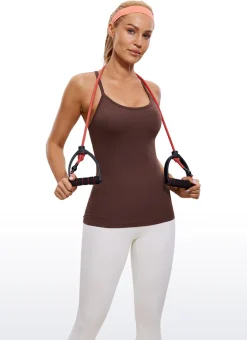 Speedy Seamless Built in Bra Y back Tank