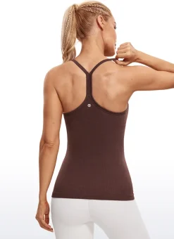 Speedy Seamless Built in Bra Y back Tank