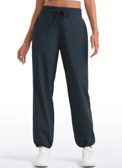Strech Straight Leg High Rise Pant 30''