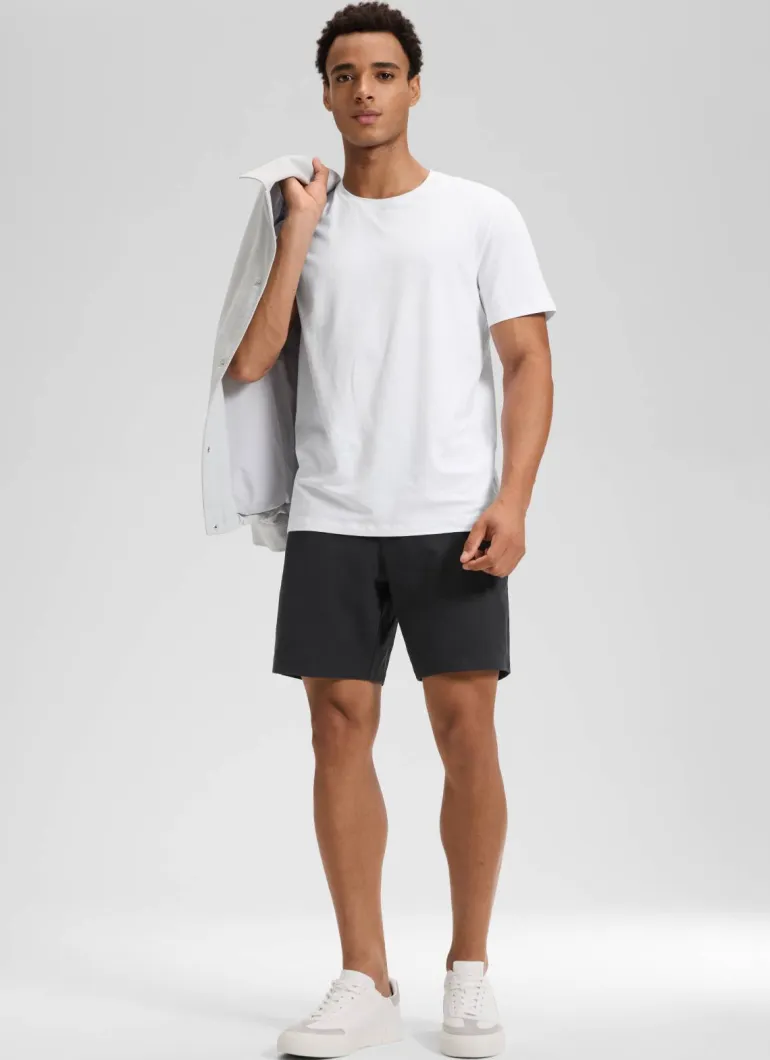 Stretch Cotton Pocket Chino Shorts 7"