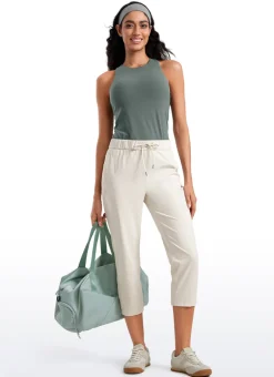 Stretch Cropped Pocket Pant 23''