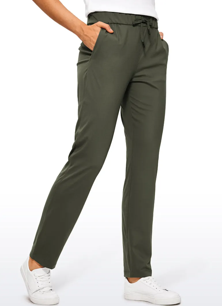 Stretch Drawstring Pocket Pant 31''