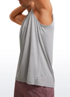 Stretch Quick Dry Tank Tops Crewneck