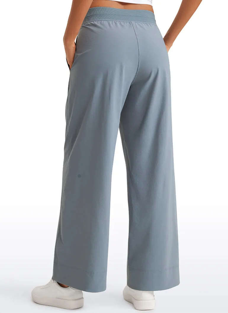 Stretch Wide Leg Casual Pant 30"
