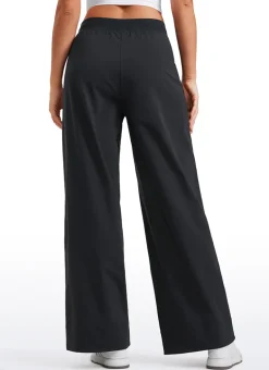 Stretch Wide Leg Casual Pant 30