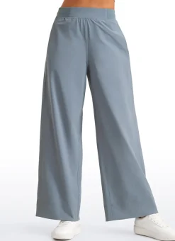 Stretch Wide Leg Casual Pant 30