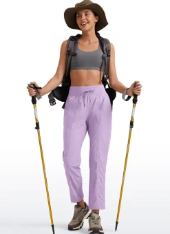 Striped Cinched Leg Pocket Pant 27''