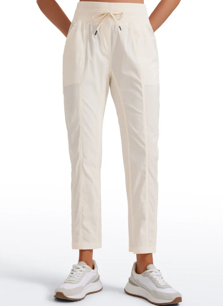 Striped Cinched Leg Pocket Pant 27''
