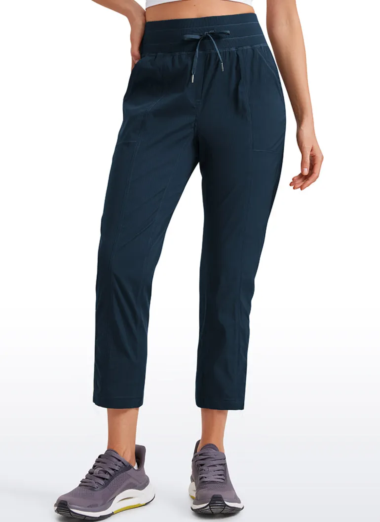 Striped Pants with Pockets 25''- Cinched Leg